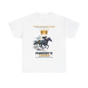 American Pharoah “Pharoah’s Crown” T-Shirt (2015 Belmont Park • Triple Crown)